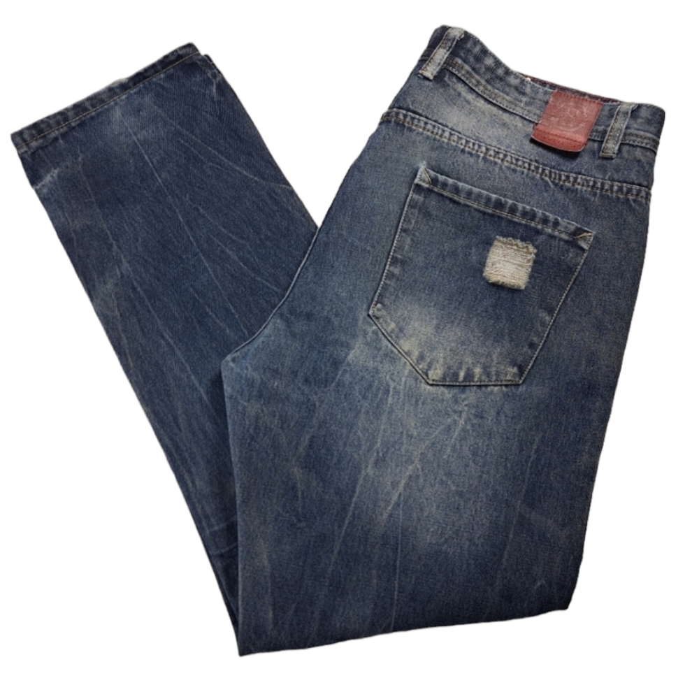 Switch Remarkable Men's Premium Denim Blue Jeans Size 40X32 100% Cotton - Picture 3 of 15